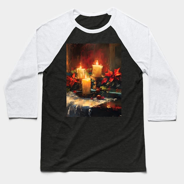 Explore Creative Joy: Holiday Art, Christmas Paintings and Unique Designs for the Season Baseball T-Shirt by insaneLEDP